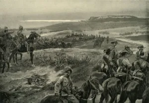 Transvaal Prints: A Reconnaissance in Force with General Frenchs Cavalry Near Colesberg, 1900. Creator
