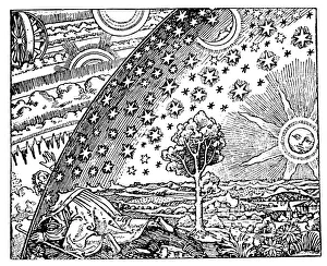 Reconstruction of a medieval conception of the universe, 19th century? Reconstruction of a medieval conception of the universe, 19th century?