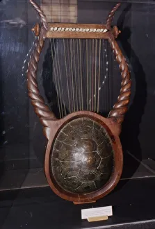 Display Prints: Reconstruction of a Roman tortoise shell lyre, c20th century