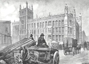 Leadenhall Prefs Prints: The Record Office, Fetter Lane, 1891