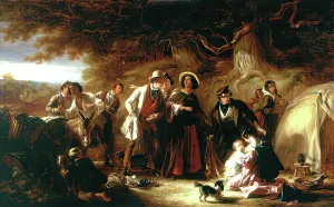 Aberdeen Art Gallery Museums Prints: The Recovery of the Stolen Child, 1841. Creator: William Allan