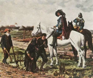 Werner Prints: Recruiters in the time of the Thirty Year War, 1618-1648, (1936). Creator: Unknown