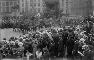 March Prints: Recruiting Parade, 1917. Creator: Bain News Service