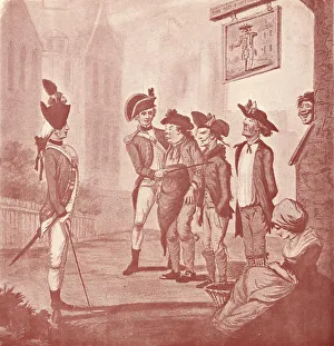 Henry William Prints: Recruits c18th century (1909). Artist: Watson & Dixon