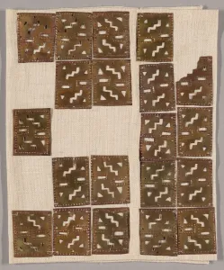 Chimu Gallery: Rectangular Costume Ornaments with Geometric Motifs, A.D. 1000 / 1450. Creator: Unknown