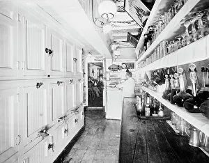 Illinois United States Prints: Rector Restaurant, Chicago, Ill. between 1895 and 1910. Creator: Unknown