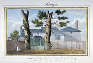 Rectors house in Newington Butts, Southwark, London, c1825. Artist: G Yates