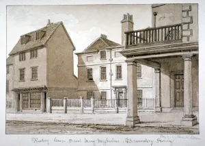 John Chessell Prints: The rectory, St Mary Magdalen, Bermondsey, London, 1828. Artist: John Chessell Buckler