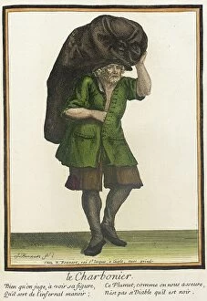 Seller Collection: Recueil des modes de la cour de France, 'Le Charbonier', after 1674