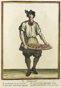 Baker Prints: Recueil des modes de la cour de France, Le Patissier, after 1685. Creator: Henri Bonnart