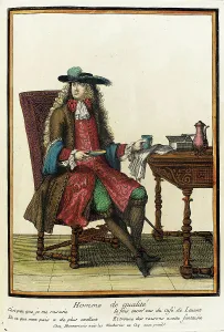 Recueil des modes de la cour de France, Homme de Qualité, Bound 1703-1704. Creator: Henri Bonnart