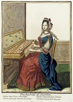Clavecin Prints: Recueil des modes de la cour de France