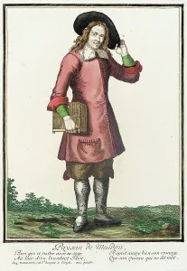 Recueil des modes de la cour de France, Paysan de Meudon, between c1678 and c1693. Creator: Nicolas Bonnart