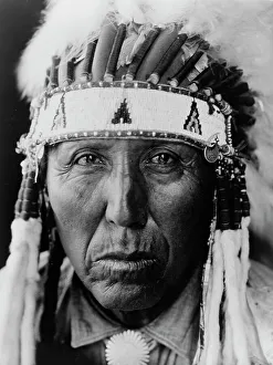 First Nations Prints: Red Bird-Cheyenne, c1927. Creator: Edward Sheriff Curtis