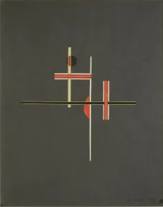 Red and black balance, 1922. Artist: Moholy-Nagy, Laszlo (1895-1946)