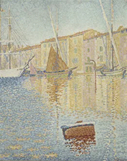 Paul 1863 1935 Gallery: Red Buoy (La bouee rouge). Artist: Signac, Paul (1863-1935)