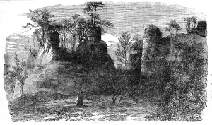 The Red Castle, at Hawkstone Park, 1854. Creator: Unknown. The Red Castle, at Hawkstone Park, 1854. Creator: Unknown