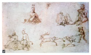 Red chalk study, c1500. Artist: Albrecht Durer