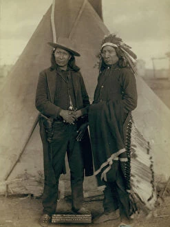 Chief Collection: Red Cloud and American Horse The two most noted chiefs now living, 1891. Creator: John C. H. Grabill