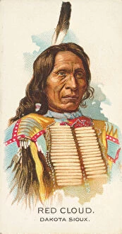 Lakota Gallery: Red Cloud, Dakota Sioux, from the American Indian Chiefs series (N2) for Allen &