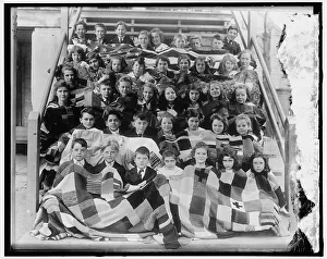Quilt Prints: Red Cross, between 1910 and 1920