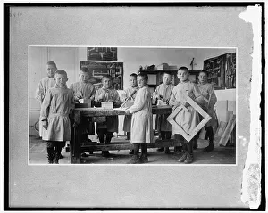 Woodwork Prints: Red Cross, between 1910 and 1920