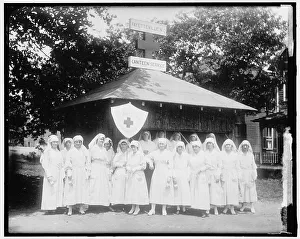 The Carolinas Prints: Red Cross: Fayetteville, N.C. Canteen Service