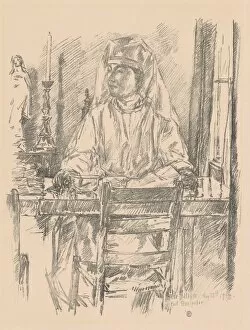 Nurse Gallery: Red Cross Nurse, 1918. Creator: Frederick Childe Hassam