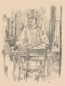 Red Cross Nurse, 1918. Creator: Frederick Childe Hassam