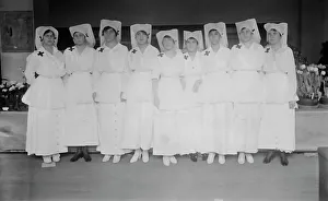 Headdresses Prints: Red Cross volunteers? Alice Borden