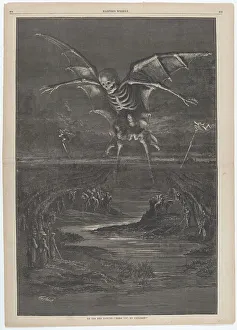 Harpers Weekly Prints: On the Red Danube - Bless You, My Children!