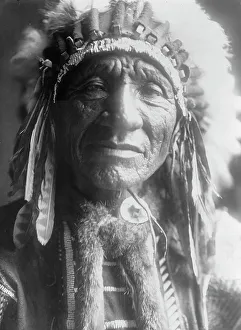 First Nations Prints: Red Dog (Shunka Luta), c1907. Creator: Edward Sheriff Curtis