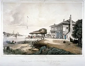 Callcott Prints: The Red House, Battersea, London, c1840. Artist: William James Callcott