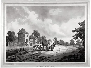 Edgware Road Prints: The Red Lion Tavern on the Edgware Road, London, c1788. Artist: CA Prestel