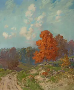 Maple Tree Prints: The Red Maple, 1858-1915. Creator: L Clarence Ball
