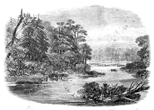 Settlement Prints: The Red River Expedition: camp of the 60th Rifles near Shebandowan, 1871. Creator: Unknown