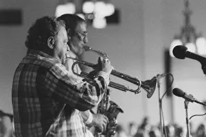 Red Rodney and Peter King, Edinburgh Jazz Festival, 1988. Creator: Brian Foskett
