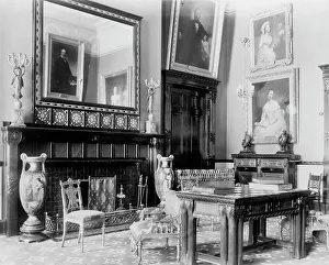 Official Residence Prints: Red Room, White House, Washington, D.C. c1890. Creator: Frances Benjamin Johnston