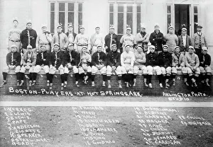 Training Camp Prints: Red Sox at Hot Springs, Ark. 1912, 1912. Creator: Bain News Service