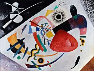Kandinsky Gallery: Red Spot II, 1921. Creator: Kandinsky, Wassily Vasilyevich (1866-1944)