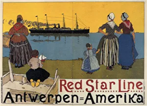 Cruise Prints: Red Star Line, 1899. Artist: Cassiers, Henri (1858-1944)