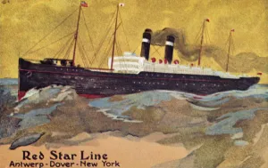 Shipping Line Gallery: The Red Star Line, c1900. Creator: Unknown