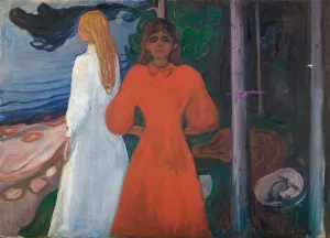 Munch Museum Prints: Red and White