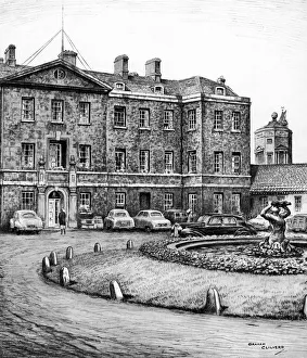 Redcliffe Infirmary, Oxford, c1950-1970.Artist: Graham Clilverd Redcliffe Infirmary, Oxford, c1950-1970.Artist: Graham Clilverd