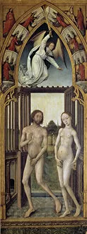 Expulsion From The Paradise Collection: Redemption Tryptich: Expulsion from the Paradise. Artist: Stockt, Vrancke van der (1420-1495)