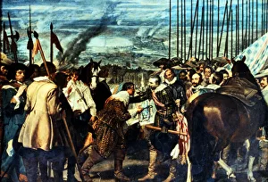 The Reduction of Breda, Thirty Years War, 1625, (17th century). Artist: Diego Velazquez