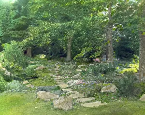 Reef Point, Beatrix Jones Farrand house, Bar Harbor, Maine, 1920. Creator: Frances Benjamin Johnston. Reef Point, Beatrix Jones Farrand house, Bar Harbor, Maine, 1920. Creator: Frances Benjamin Johnston