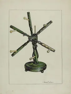 Truelson Florence Prints: Reel, 1935/1942. Creator: Florence Truelson