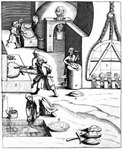 Smelting Prints: Refining copper using the Hungarian process, 1683