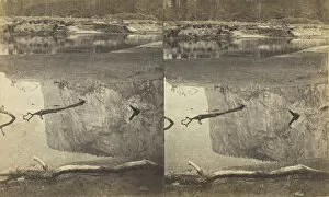 Anthony Co Gallery: Reflection of El Capitain in the Merced River, 1870 / 71. Creator: Anthony & Company